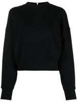 Gucci sweat crop à logo GG - Noir