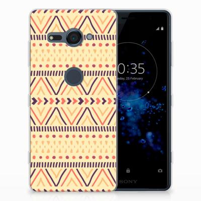 Sony Xperia XZ2 Compact TPU bumper Aztec Yellow