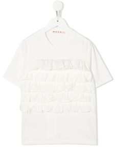 Marni Kids haut à fronces - Blanc