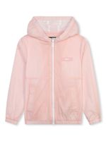 Dkny Kids veste à logo appliqué - Rose