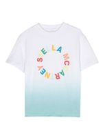 Stella McCartney Kids t-shirt en coton à effet dégradé - Blanc - thumbnail