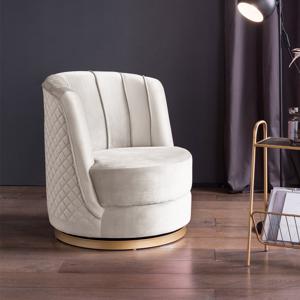 Artistiq Living Draaibare Fauteuil Meggie Velvet - beige