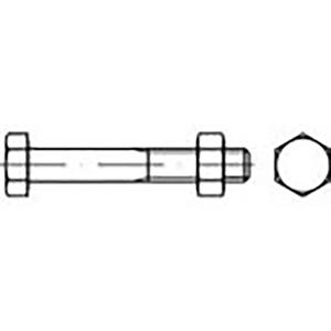 TOOLCRAFT TO-6855711 Zeskantbout M6 25 mm Buitenzeskant DIN 601 Staal Verzinkt 500 stuk(s)