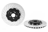 Remschijf TWO-PIECE FLOATING DISCS LINE BREMBO, Remschijftype: Binnen geventileerd, u.a. für Mercedes-Benz