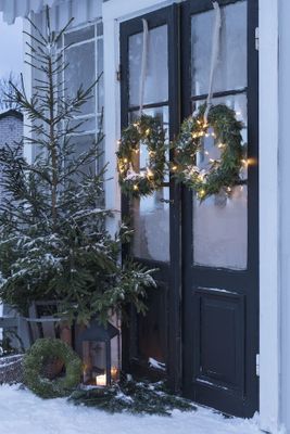 Konstsmide 6060-500 Mini-lichtketting Buiten werkt op het lichtnet Aantal lampen 120 LED Meerkleurig Verlichte lengte: 17.85 m