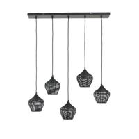 Light & Living - Hanglamp ALVARO - 100x20x122cm - Zwart