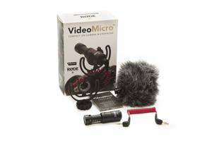 RODE Microphones VIDEO MICRO Cameramicrofoon Zendmethode:Kabelgebonden Incl. kabel, Incl. windkap, Flitsschoenmontage Microfoon TRS (3.5 mm jackplug)