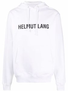 Helmut Lang hoodie à logo imprimé - Blanc