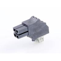 Molex 447640402 Male header, inbouw (standaard) Totaal aantal polen: 4 Inhoud: 1 stuk(s) Tray