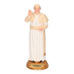 Paus Franciscus decoratie beeldje 15 cm