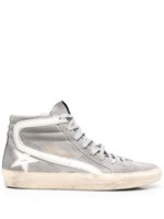 Golden Goose baskets montantes Slide - Gris