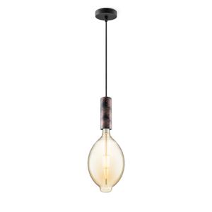 Home sweet home hanglamp Saga roest Oval - amber