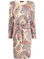 ETRO robe à motif cachemire - Tons neutres