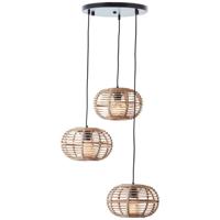 Brilliant Rotan vide hanglamp Woodball 99885/06