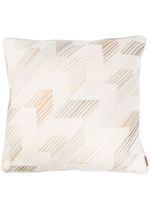 Missoni Home coussin à motif zigzag - Tons neutres - thumbnail