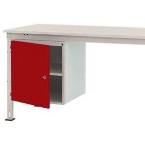 Manuflex ZB4968.3003 Behuizing onderbouw universele stationair, gebruiksh. 500 mm met 1 deur rechts vastgemaakt. Voor tafel diepte 1200 mm