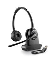 Plantronics Savi W420 Telefoonheadset USB Draadloos On Ear Zwart