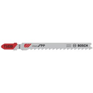 Bosch Accessories 2608667444 Decoupeerzaagblad T 102 D, Clean for Wood, verpakking van 5 stuks 5 stuk(s)