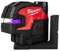 Milwaukee M12 CLLP4-301C | M12 Groene kruislijnlaser/loodlaser | 3.0 Ah accu + oplader | In koffer - 4933479203 4933479203