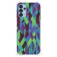 Samsung Galaxy A13 (4G) Shockproof Case Abstract Green Blue