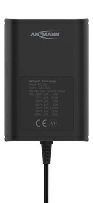Ansmann 1201-0024 Stekkernetvoeding, instelbaar 12 V/DC, 9 V/DC, 7.5 V/DC, 6 V, 4.5 V/DC, 3 V 1500 mA 18 W