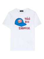 DSQUARED2 KIDS t-shirt en coton à imprimé graphique - Blanc - thumbnail