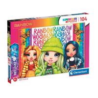 Clementoni Supercolour Puzzel Rainbow High 104 Stukjes - thumbnail