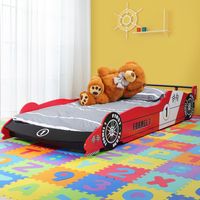 Kinderbed F1 auto rood - thumbnail