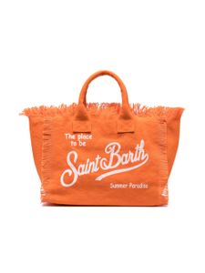 MC2 Saint Barth Kids sac de plage Colette à logo imprimé - Orange