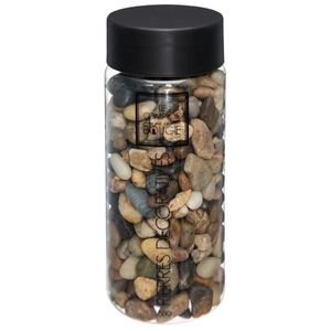 Kleine decoratie/hobby steentjes - bruin mix - 750 gram