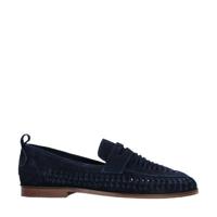 Sacha suède loafers donkerblauw