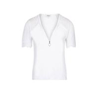 Morgan T-shirt met kant ecru