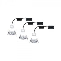 Paulmann 92975 EBL Nova mini Plus Coin LED-inbouwlamp Set van 3 stuks LED 4.20 W Aluminium - thumbnail