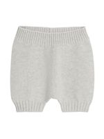 Brunello Cucinelli Kids short en coton - Gris