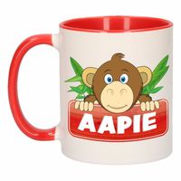 Dieren mok /apen beker Aapie 300 ml   -