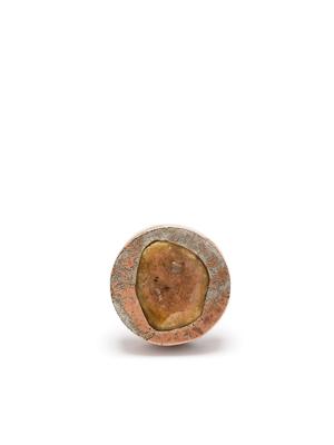 Parts of Four puce d'oreille incrustée de diamant - Rose