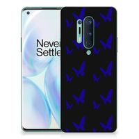 OnePlus 8 Pro TPU bumper Vlinder Patroon