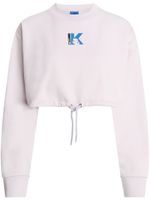 Karl Lagerfeld Jeans sweat à logo imprimé - Blanc