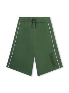 BOSS Kidswear short de sport à logo brodé - Vert