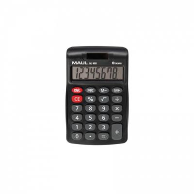 Maul MJ 450 Bureaurekenmachine Zwart Aantal displayposities: 8 werkt op batterijen, werkt op zonne-energie (b x h) 113 mm x 72 mm