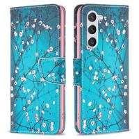 Samsung Galaxy S24 Wonder Series Wallet Case - Witte Bloemen