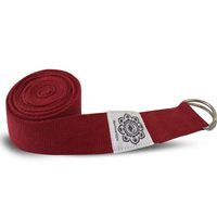 Green Tree Yoga riem rood 250cm (1 st)