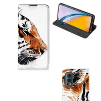 Bookcase OnePlus Nord 2 5G Watercolor Tiger