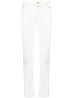 Jacob Cohën pantalon slim à patch logo - Blanc - thumbnail