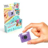 Canal Toys – Photo Creator – Mini Cam' digitale camera en video – vintage – met sleutelhanger en 1 GB SD-kaart inbegrepen – CLK 063, paars