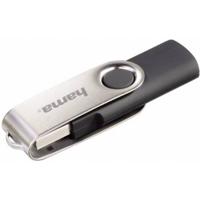 Hama Rotate USB flash drive 64 GB USB Type-A 2.0 Zwart, Zilver - thumbnail