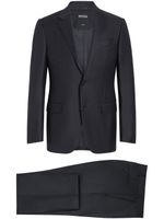 Zegna costume Pinpoint Trofeo en laine - Bleu