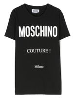 Moschino Kids t-shirt en coton à logo imprimé - Noir - thumbnail