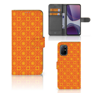 OnePlus 8T Telefoon Hoesje Batik Oranje