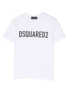 DSQUARED2 KIDS t-shirt en coton à logo imprimé - Blanc